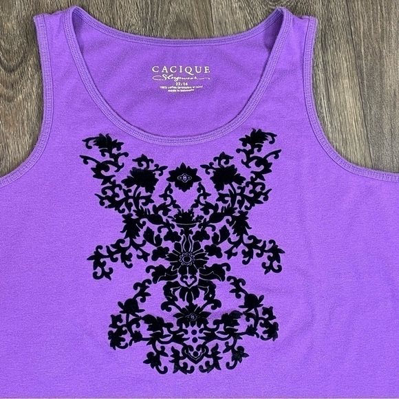 Cacique Tank Top 100% Cotton - Picture 2 of 5